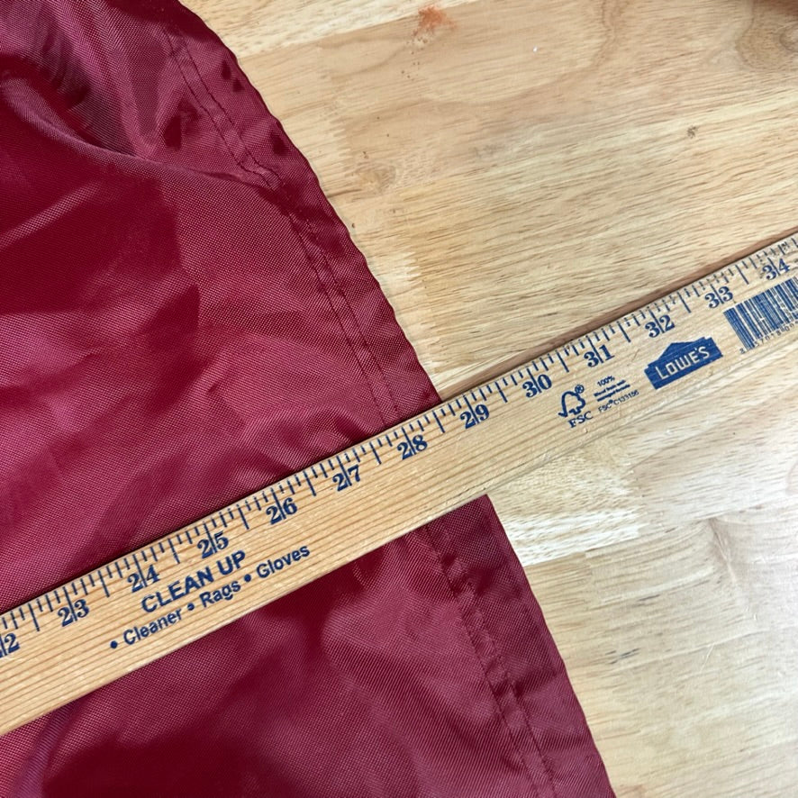 VTG Red Oak Mens Large REd Windbreaker