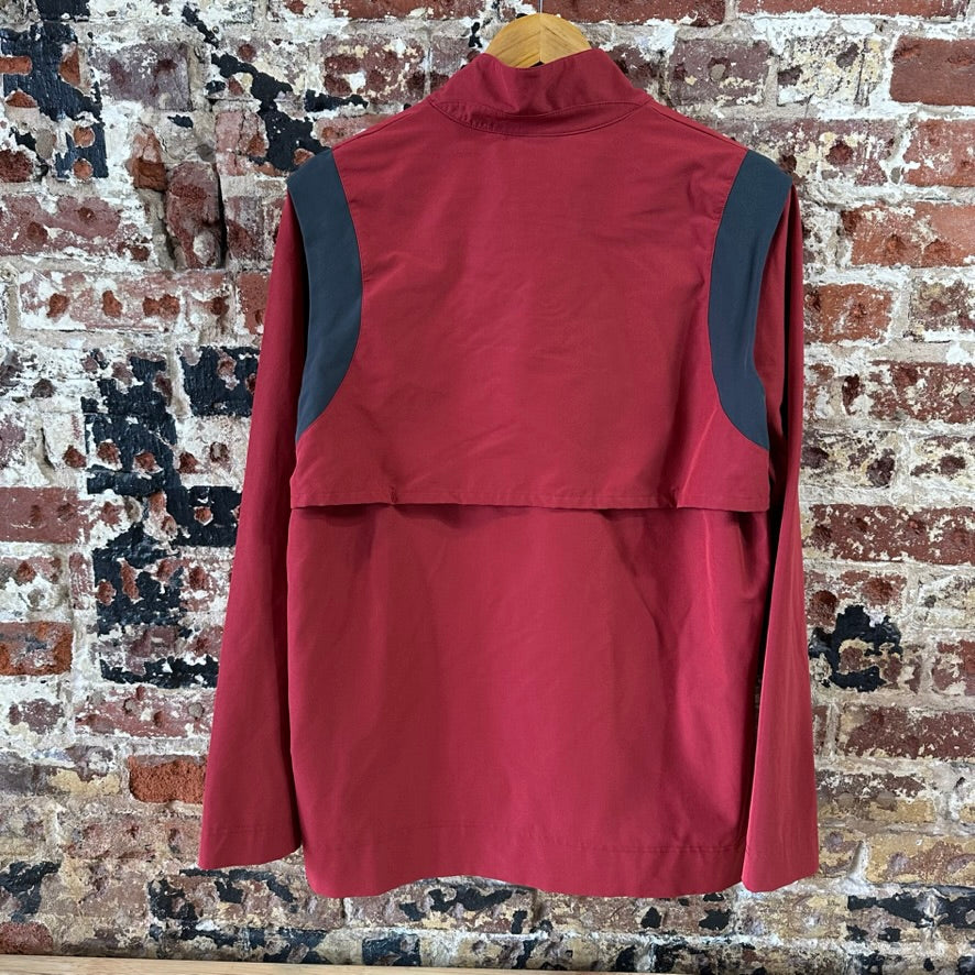 Nike Arkansas Razorbacks 1/4 Zip Sideline Pullover Jacket Mens Medium Red