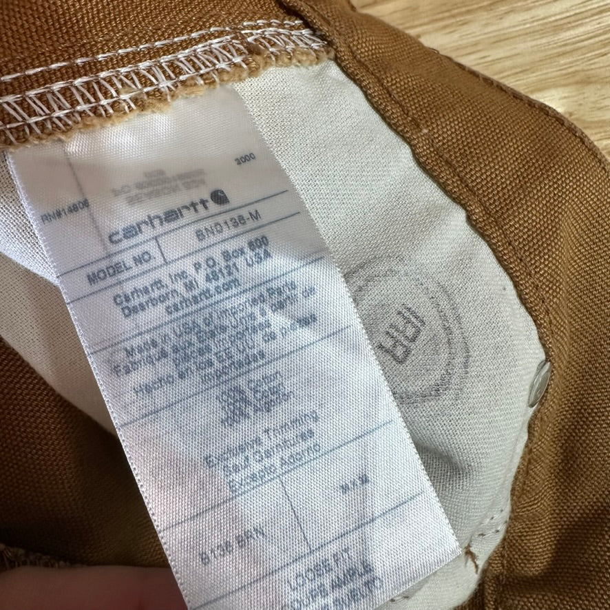 Carhartt B01 Mens 34x32 Brown Pants NEW