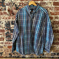 Ariat Pro Shirt Mens Large Button Down plaid Western Cowboy Rodeo long sleeve