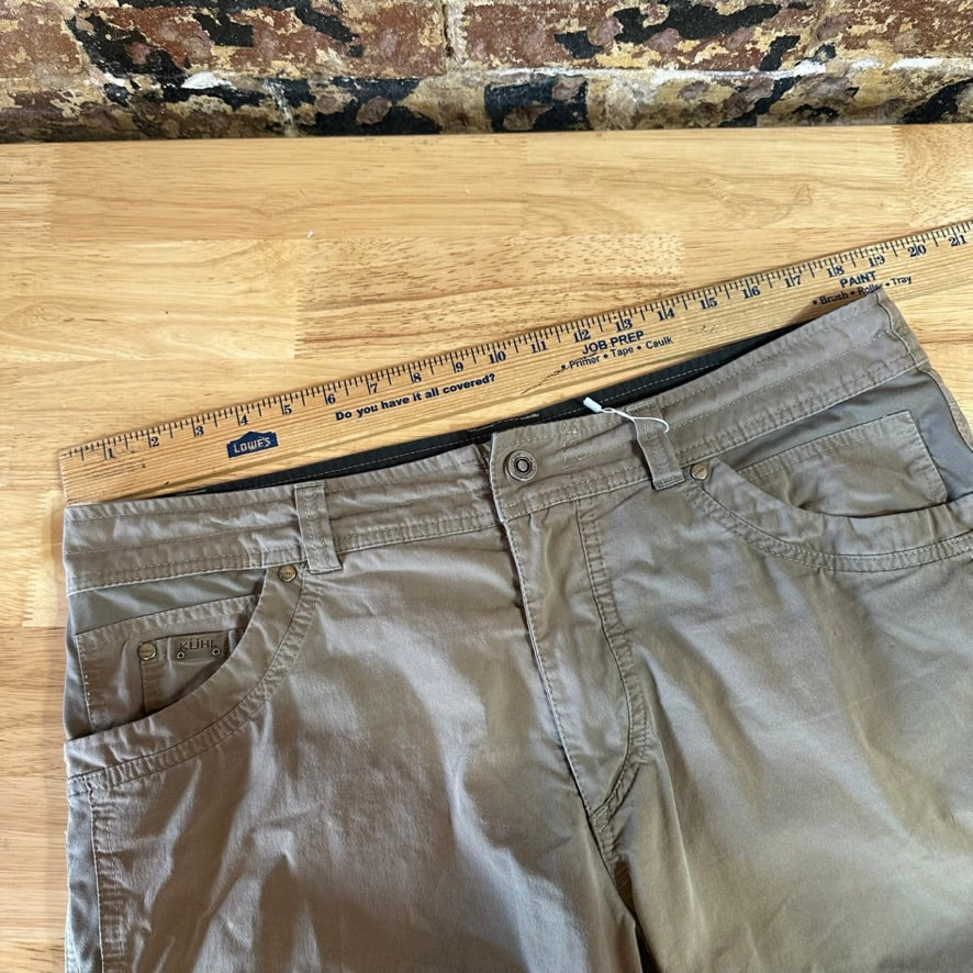 Kuhl Mens 36 Tan Shorts