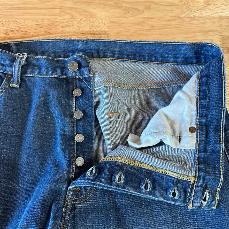 Levi's 501 Mens 36x30 Blue Jeans