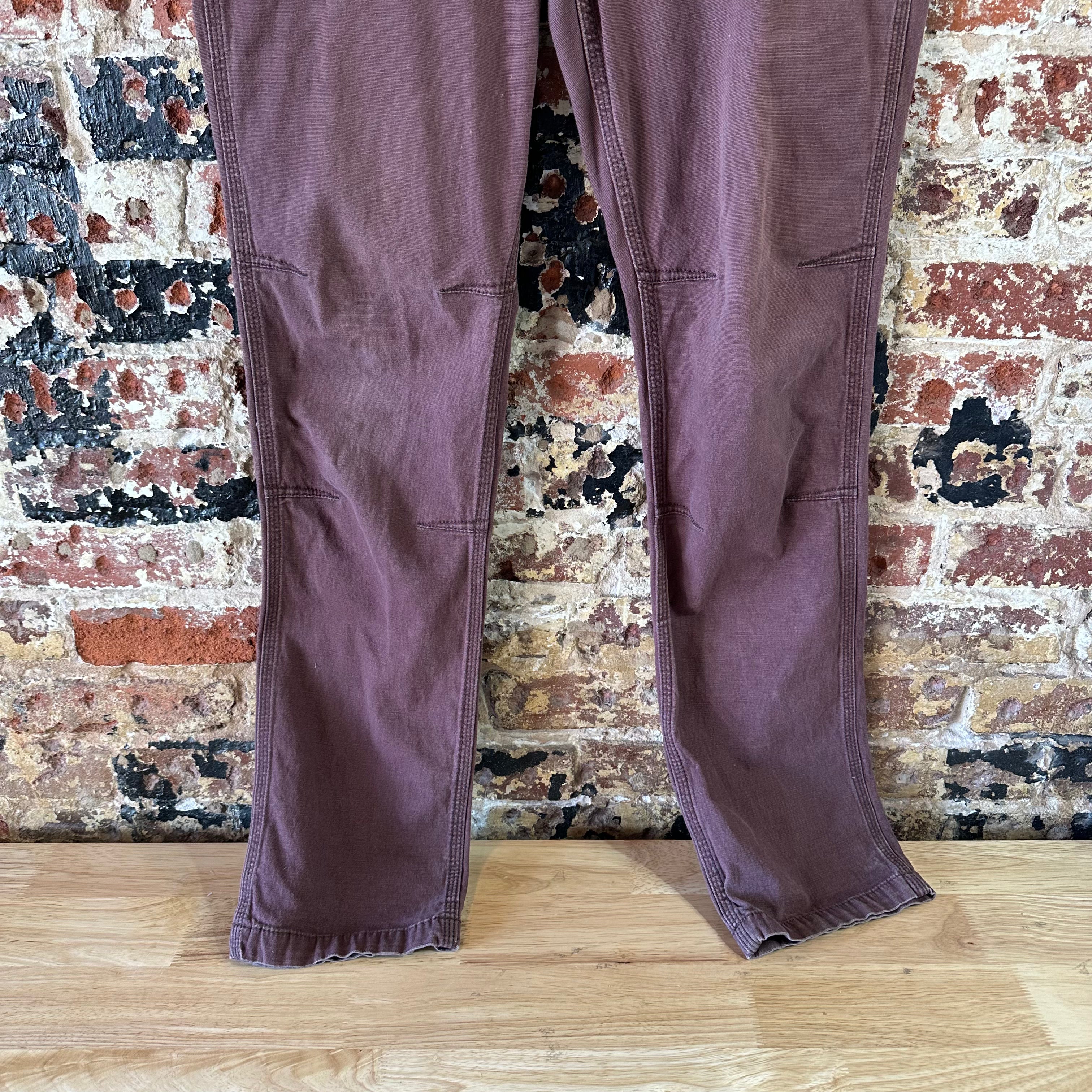 Carhartt Canvas Straight Fit Work Pants Reddish Mens 34x34