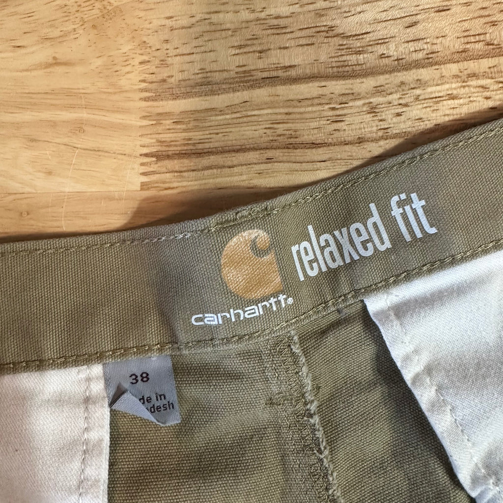 Carhartt Cargo Tan Shorts Mens 38