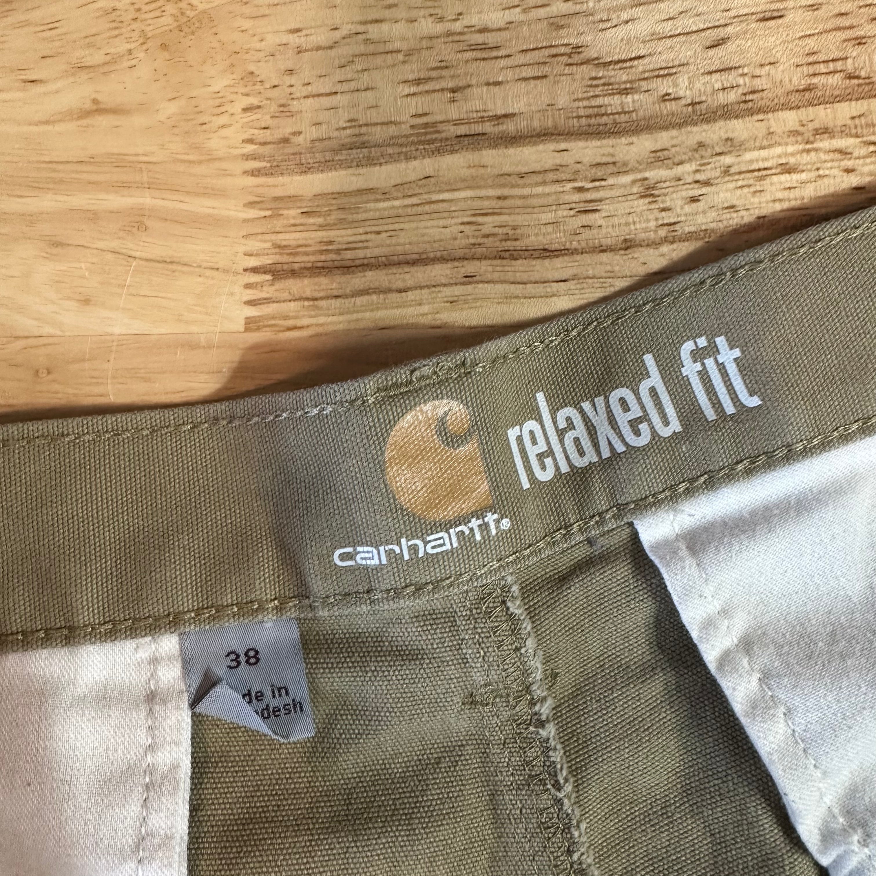 Carhartt Cargo Tan Shorts Mens 38