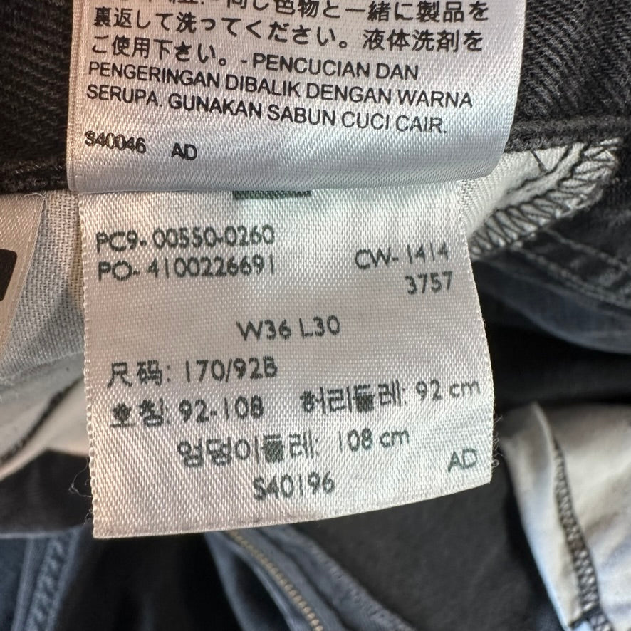 Levi's 550 Mens 36x30 Black Jeans