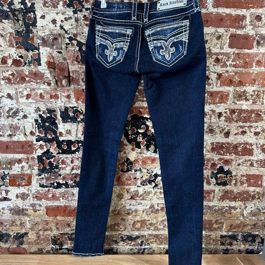 Rock Revival Skinny Jeans Womens 27