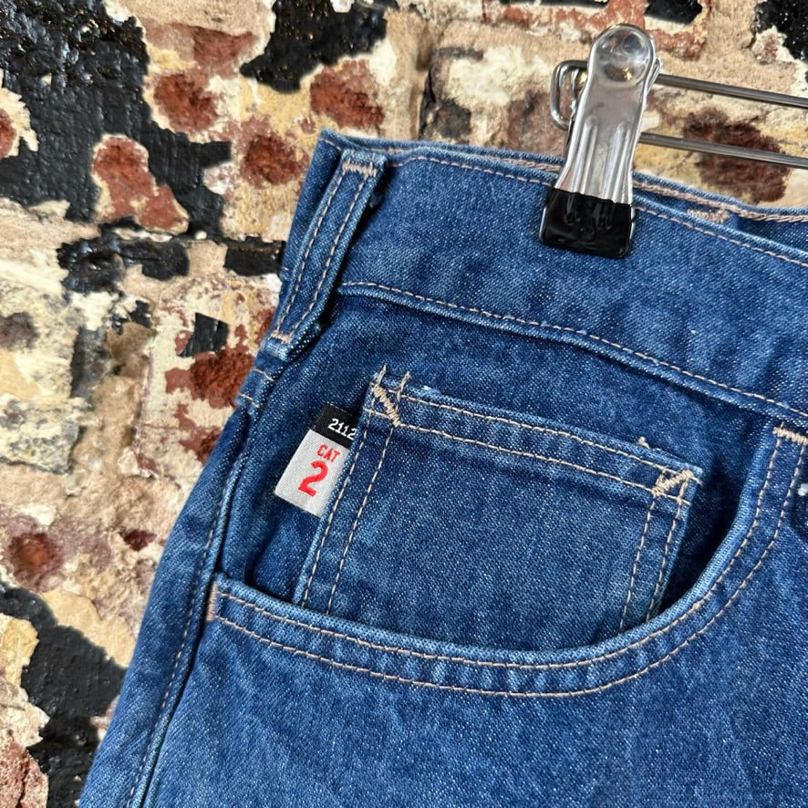 Carhartt FRB100 Blue Jeans Mens 36x36 FR Flame Resistant Denim