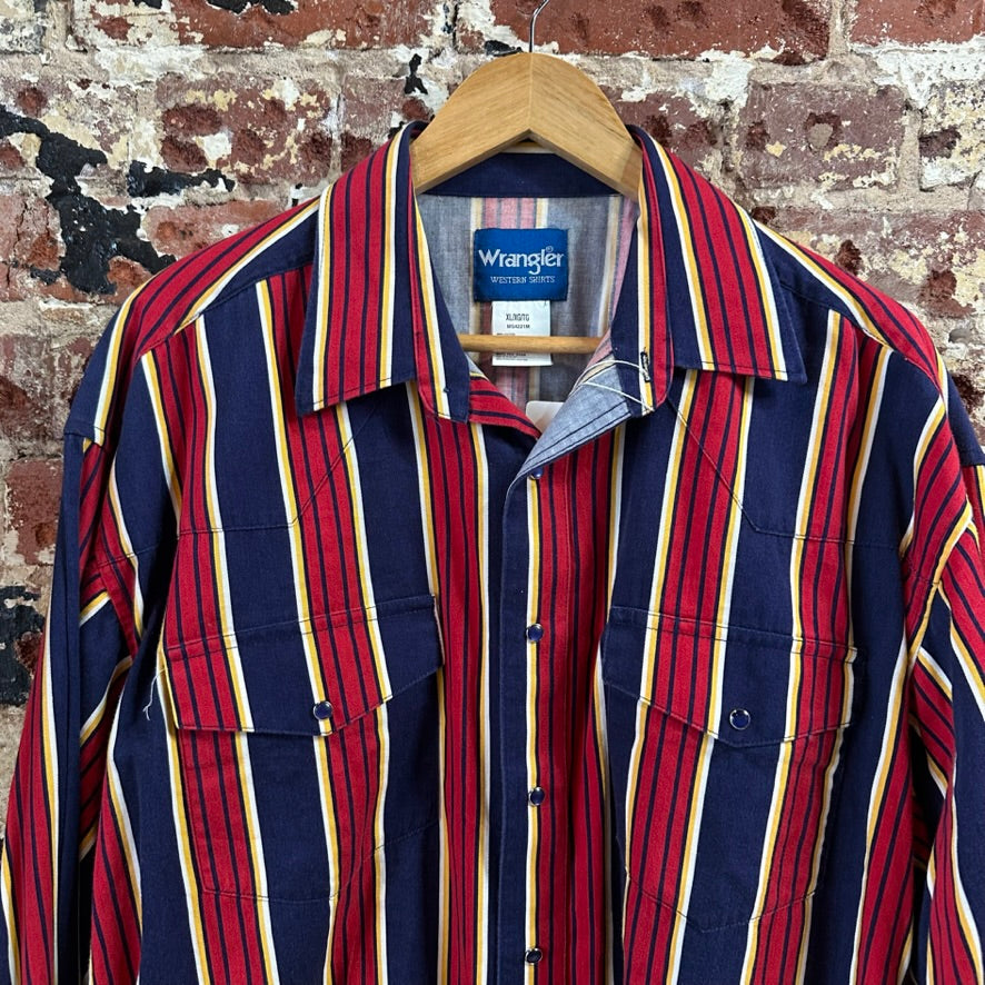 Wrangler Mens XL L/S Button Up