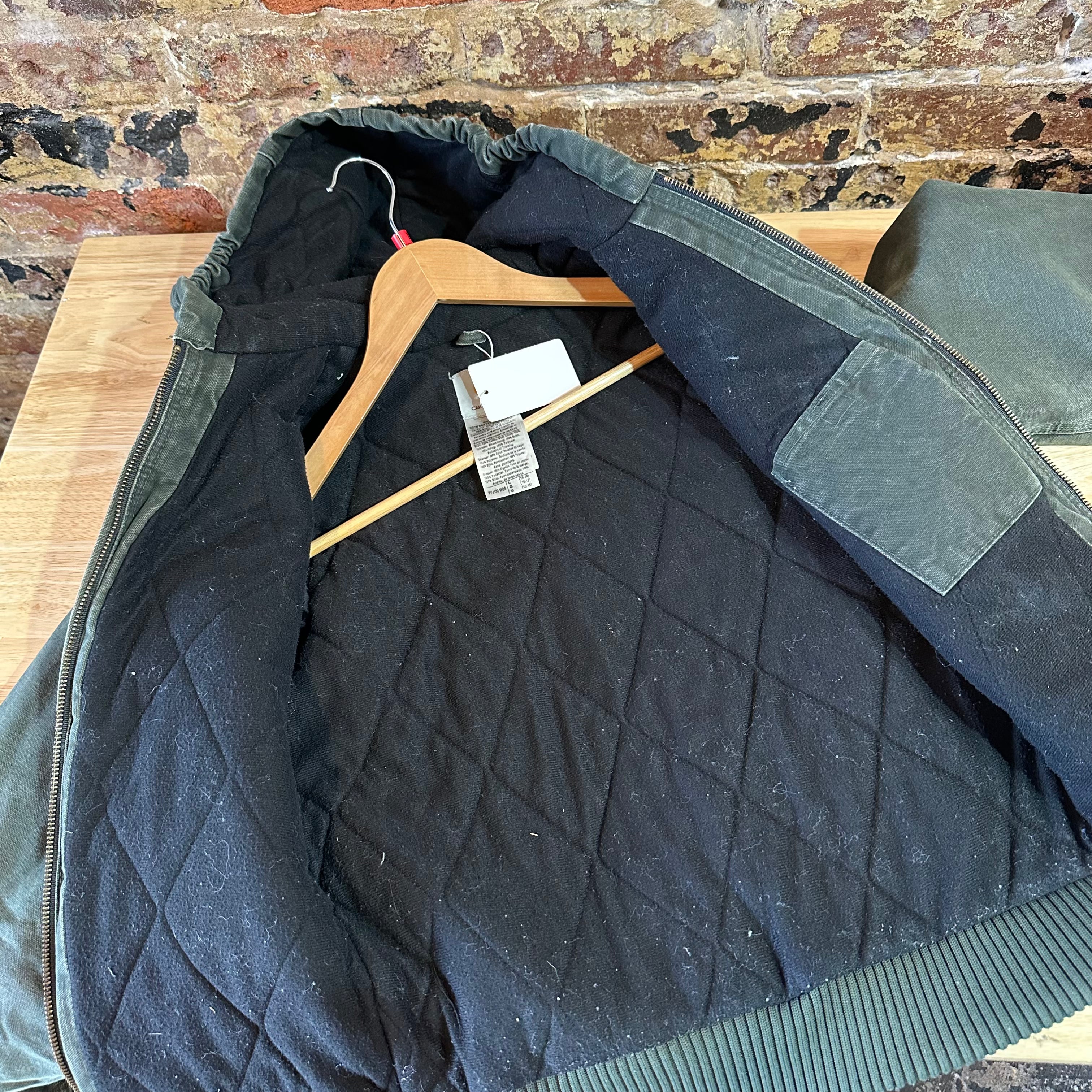 VTG Carhartt J130 MOS Youth Large Green Jacket