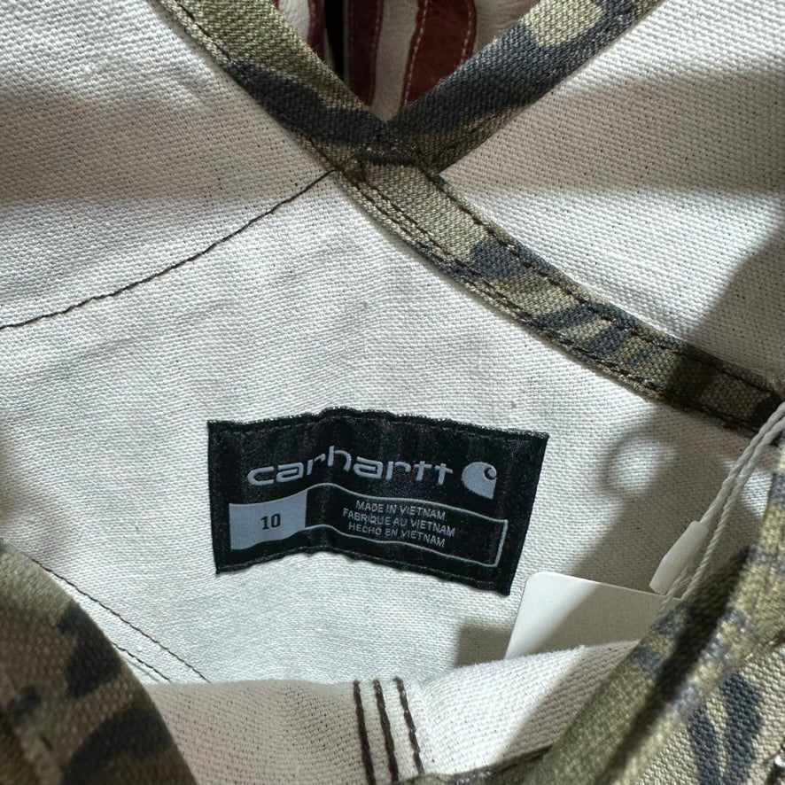 Carhartt Insulated Camo Overalls boys 10 Bibs