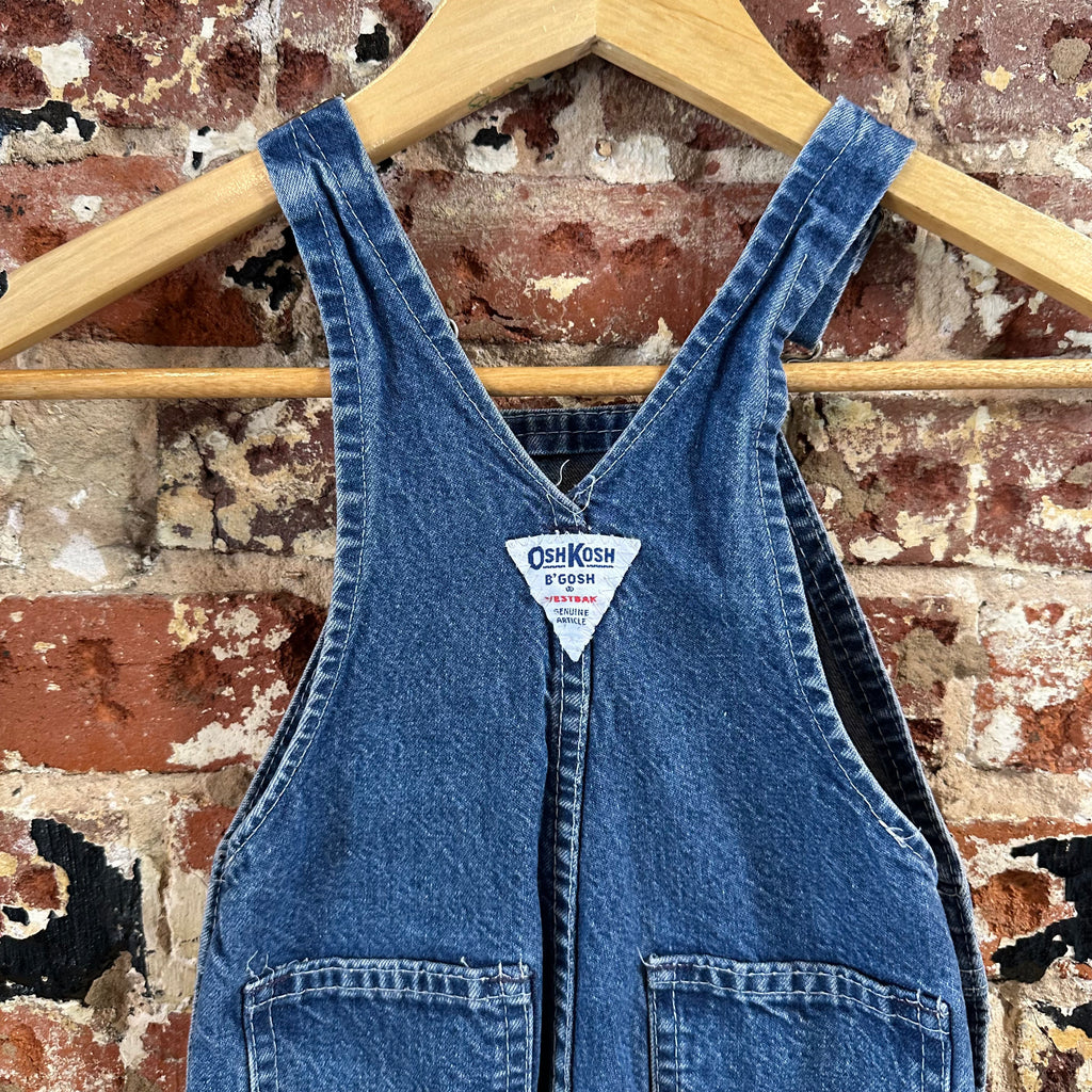 VTG OSHKOSH Jean Bibs Boys 3T