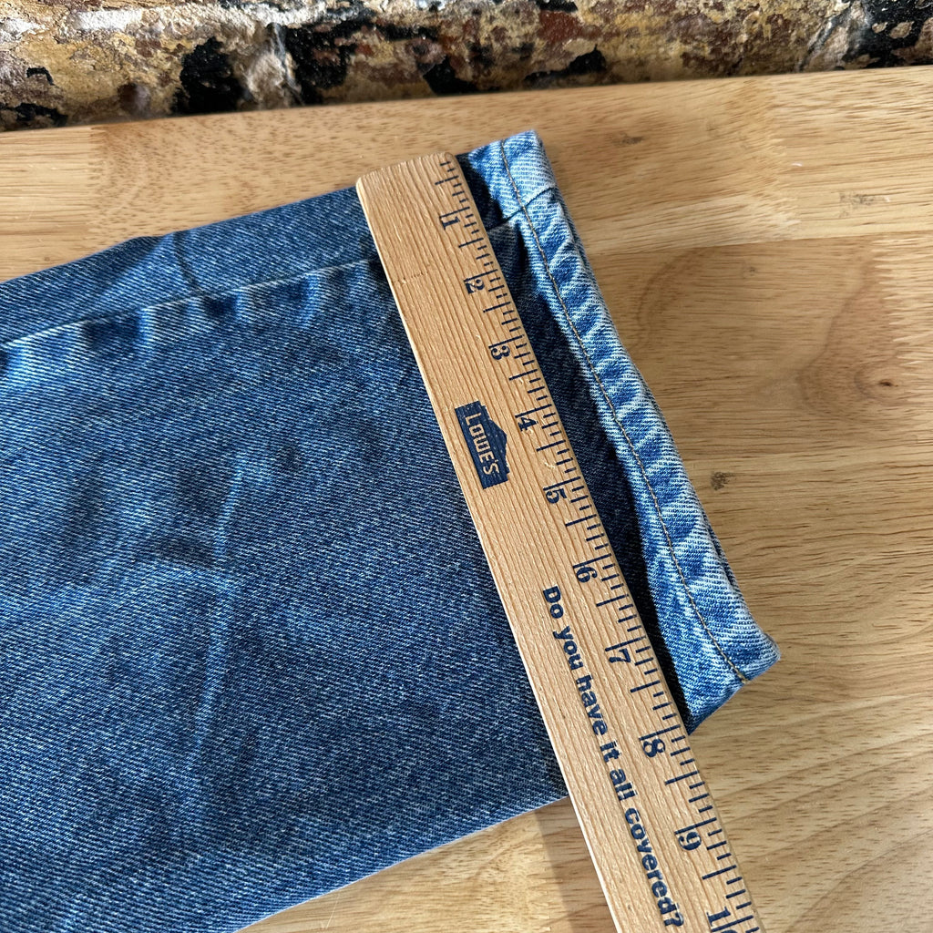 Carhartt Mens 38x28 Blue Jeans
