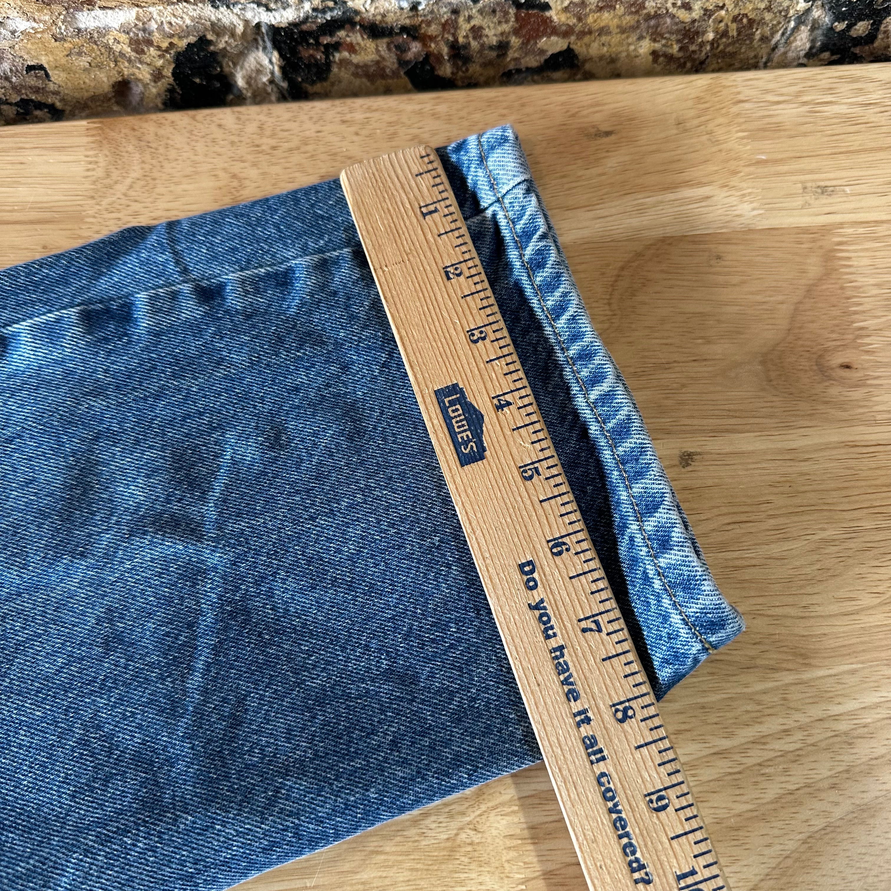Carhartt Mens 38x28 Blue Jeans