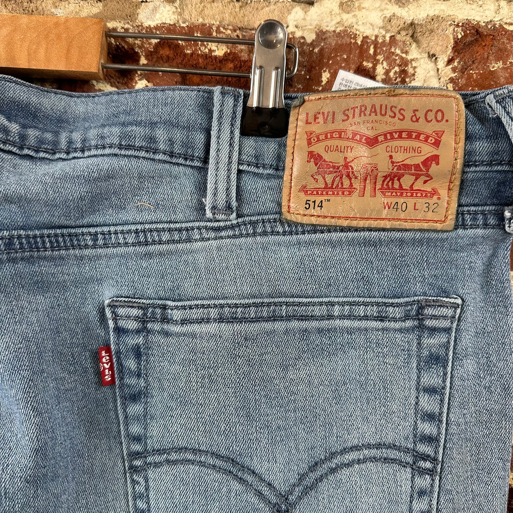 Levis 514 Mens 42x30 Blue Jeans