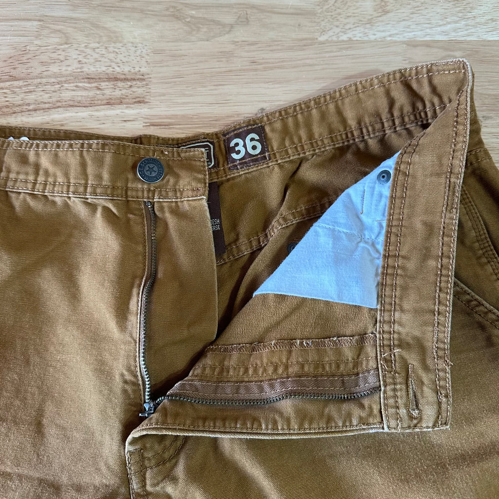 Schmidt Brown Shorts Mens 36