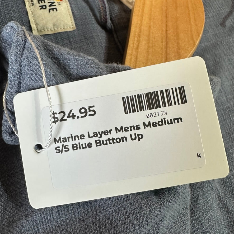 Marine Layer Button Up Shirt Mens Medium