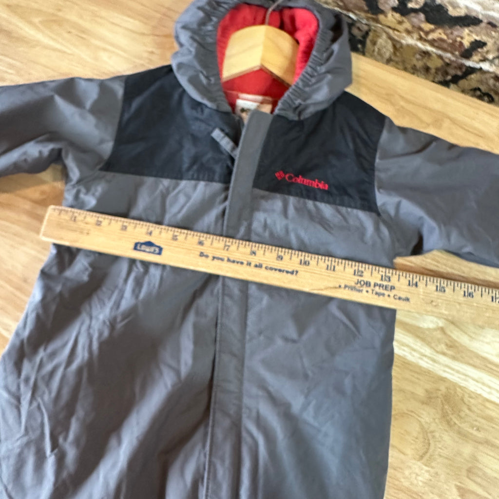 Columbia Snowsuit Infant 18M Gray Black Bunting Hooded One Piece Omni-Tech