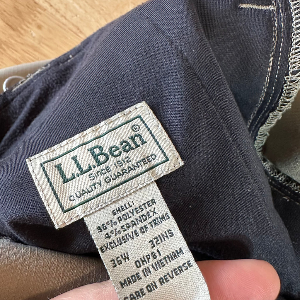 L.L. Bean Tan Pants Mens 36x32