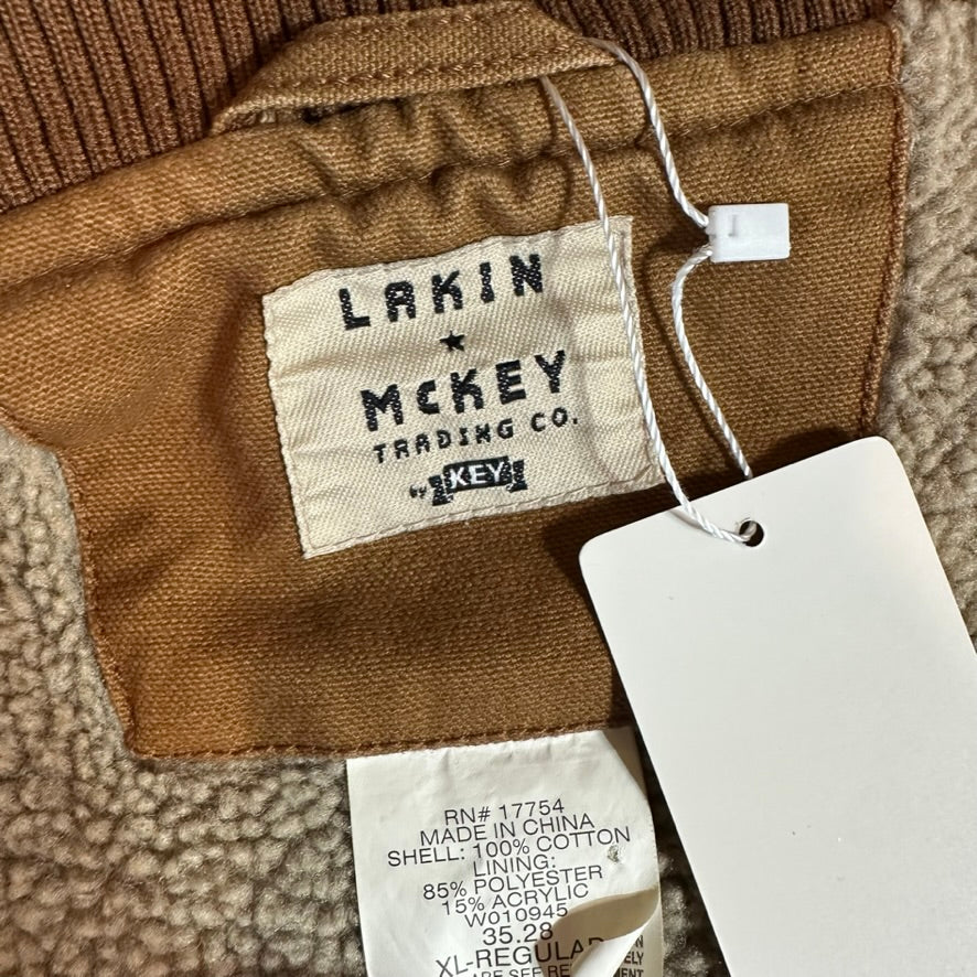 Lakin & McKey Brown Men's XL Vest