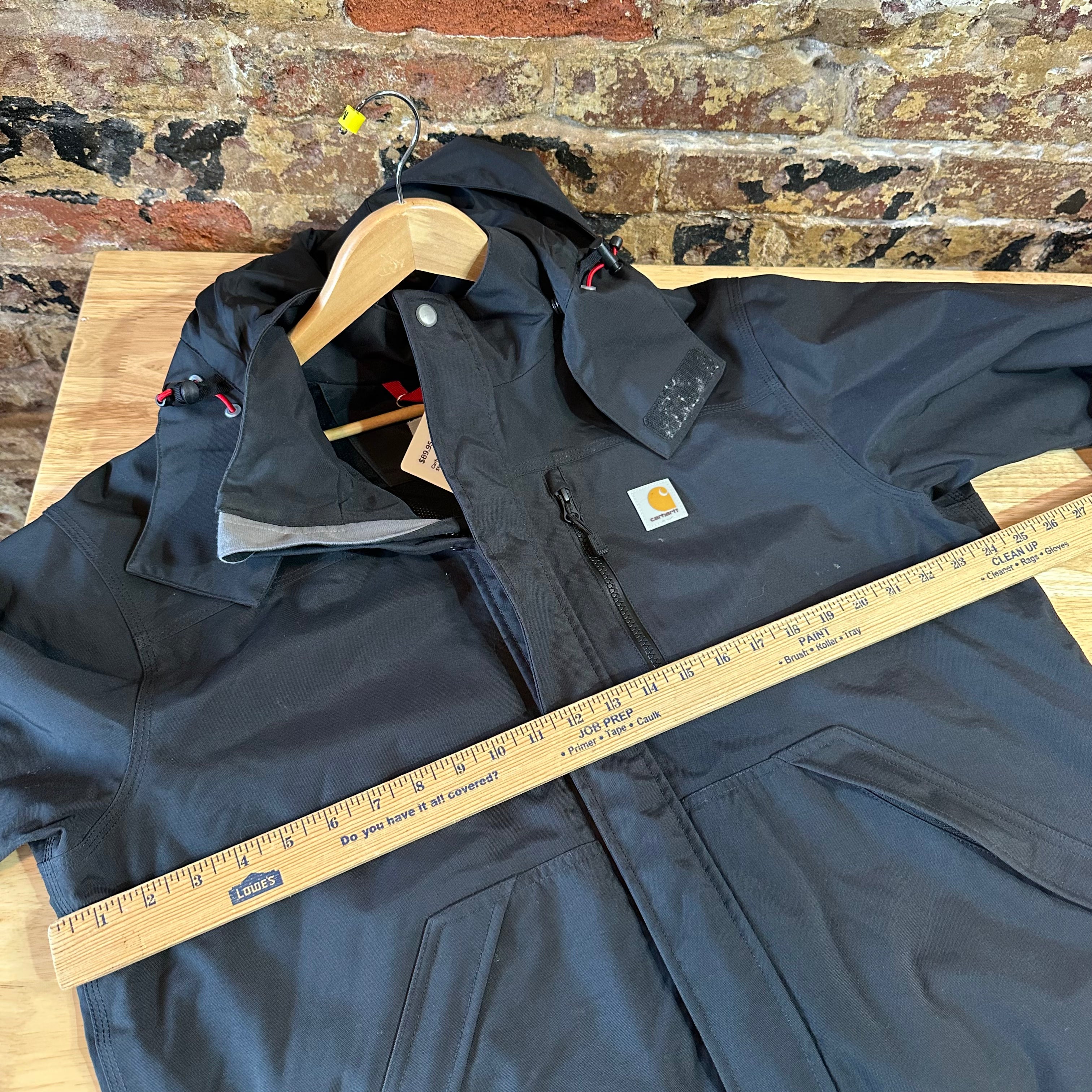 Carhartt Storm Defender Mens Medium Black Jacket