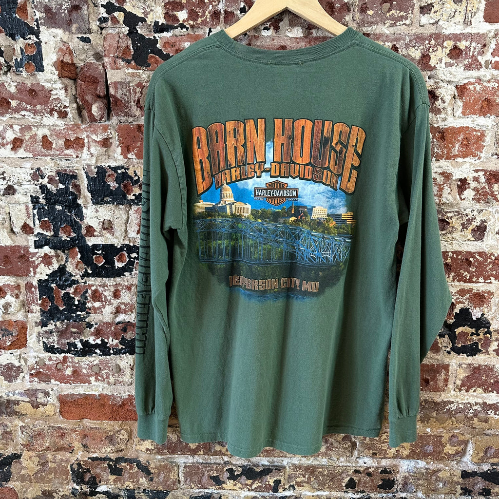 Harley Davidson T Shirt Mens Large Long Sleeve