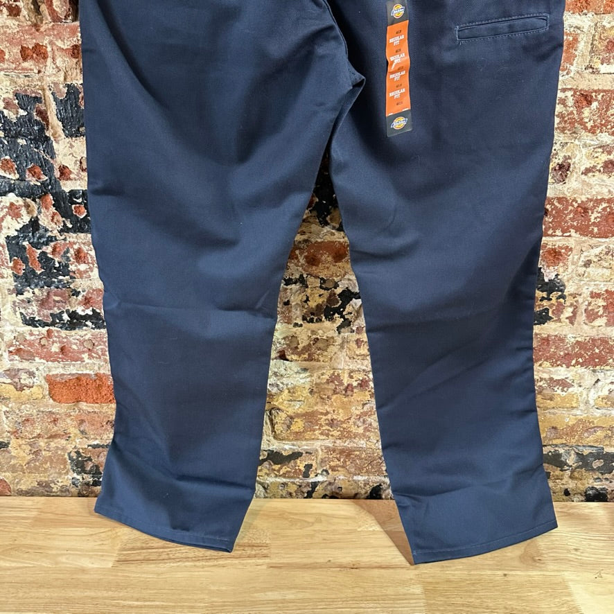 Dickies Men’s Pants 40x30 Blue Relaxed Straight Fit Workwear Utility NEW