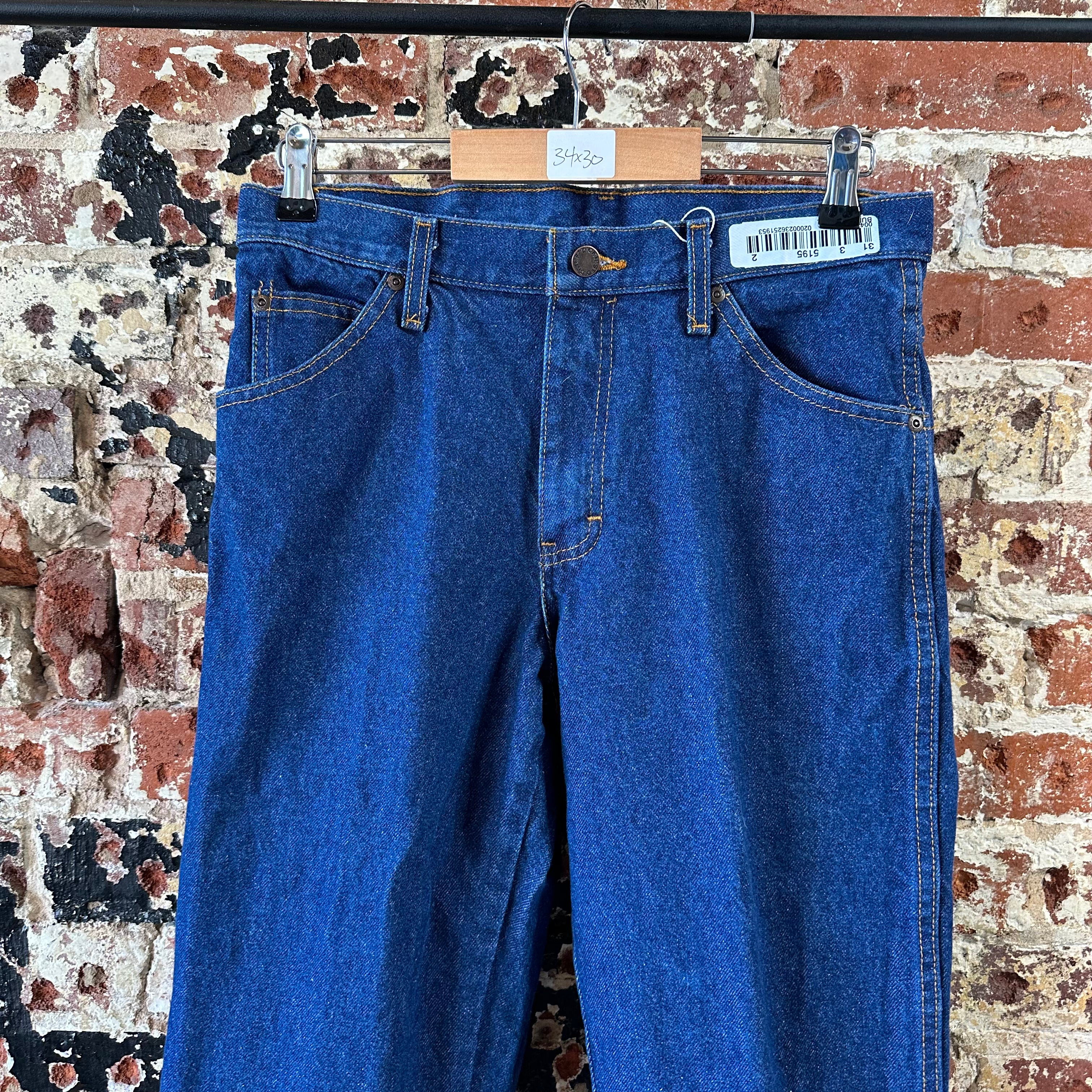 Dickies Mens 30x34 Blue Jeans