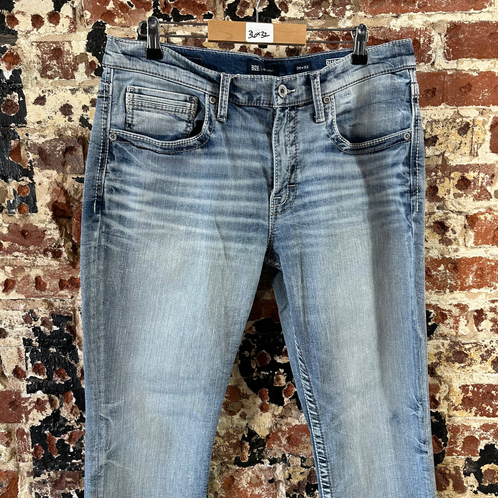 BKE Jack Mens 36x32 Blue Jeans