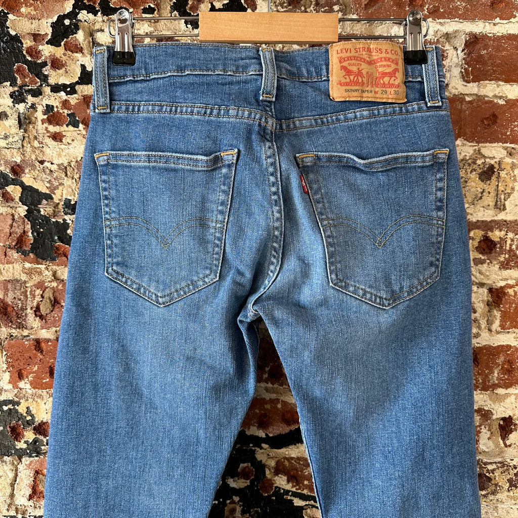 Levi's Skinny Taper Mens 29x30 Blue Jeans