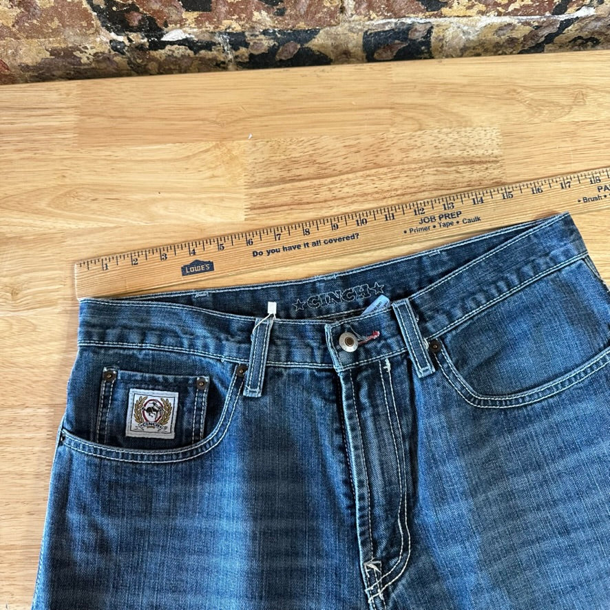 Cinch Mens 33x34 White Label Jeans