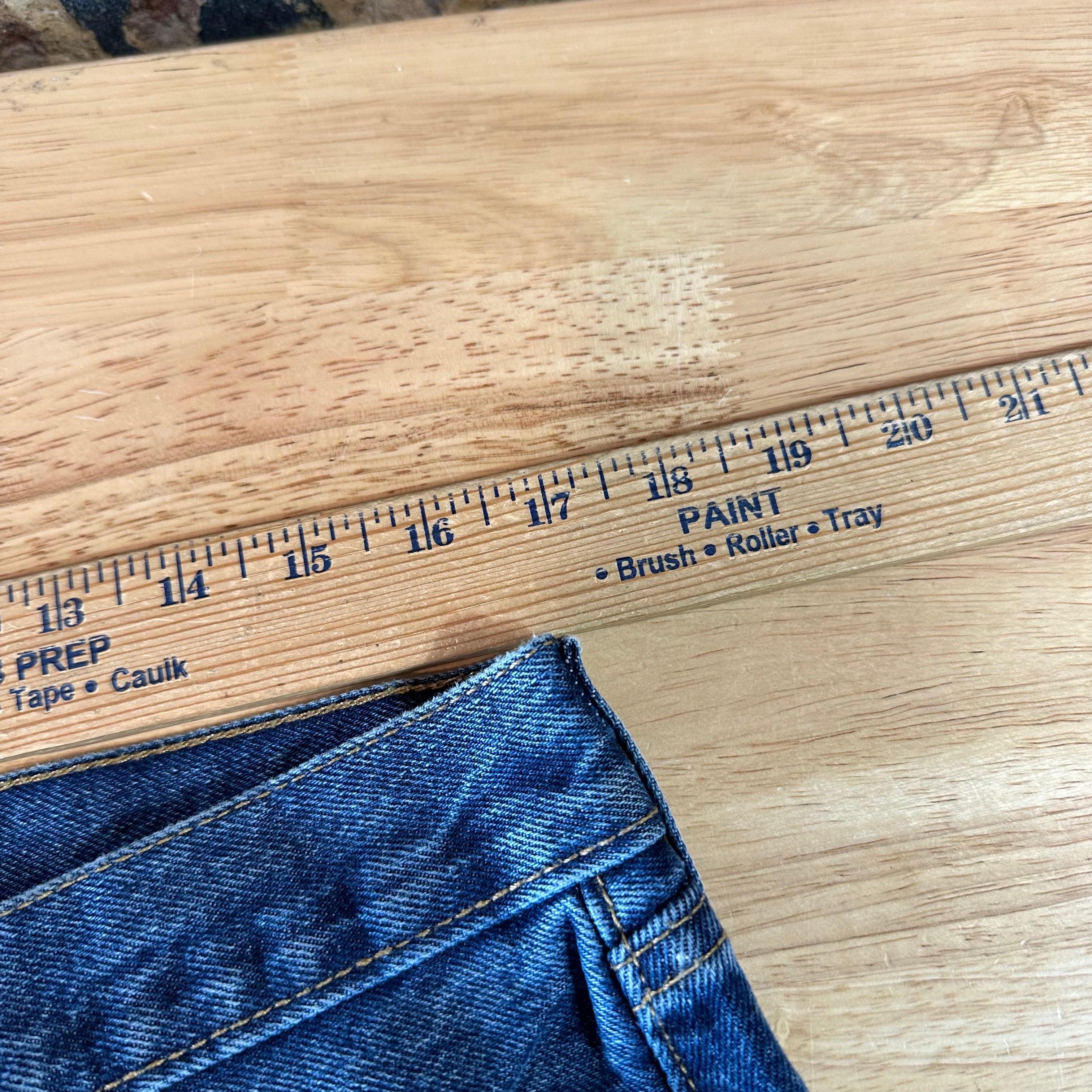 Levi's 505 Mens 33x32 Blue Jeans