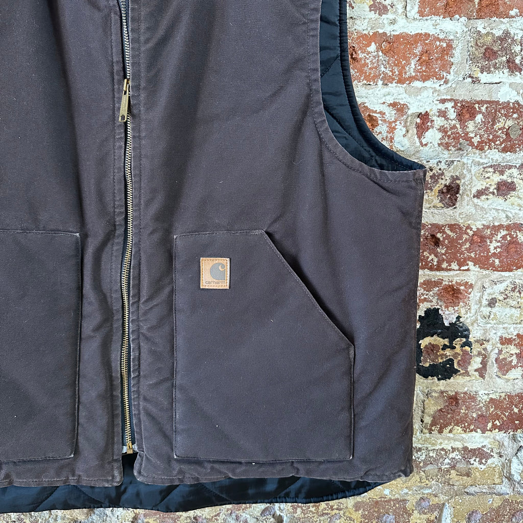 Carhartt V02 Dark Brown Vest Men's XL