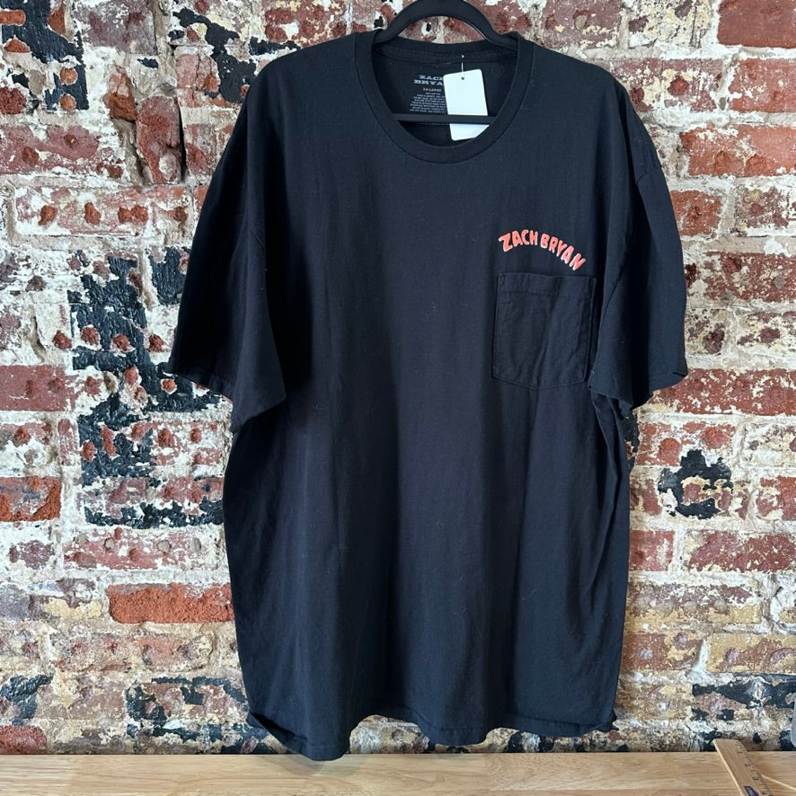 Zach Bryan Men's 2XL S/S Black T-Shirt