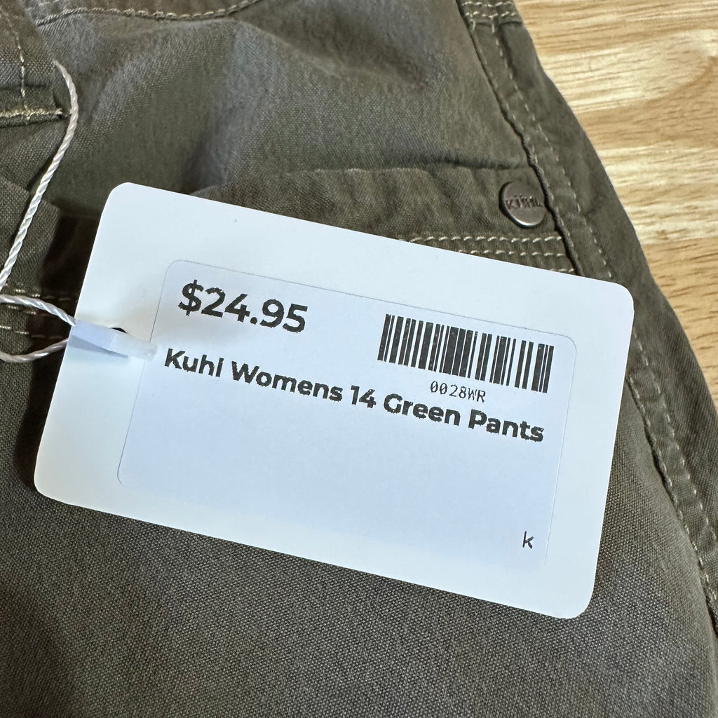 Kuhl Womens 14 Patina Dye Green Pants