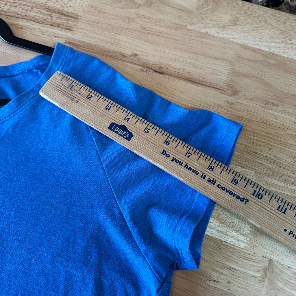 The North Face Top T-shirt Women's XL Slim Fit Short Sleeve Blue