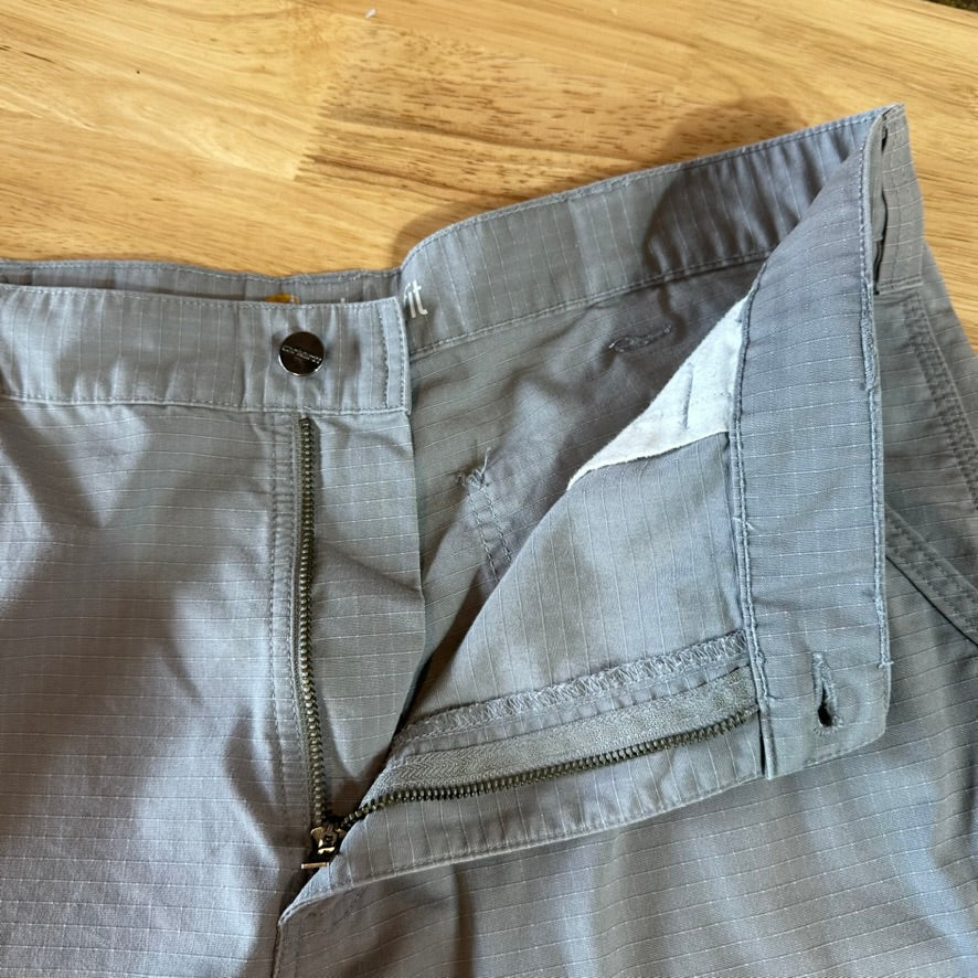 Carhartt Mens 36 Cargo Gray Shorts