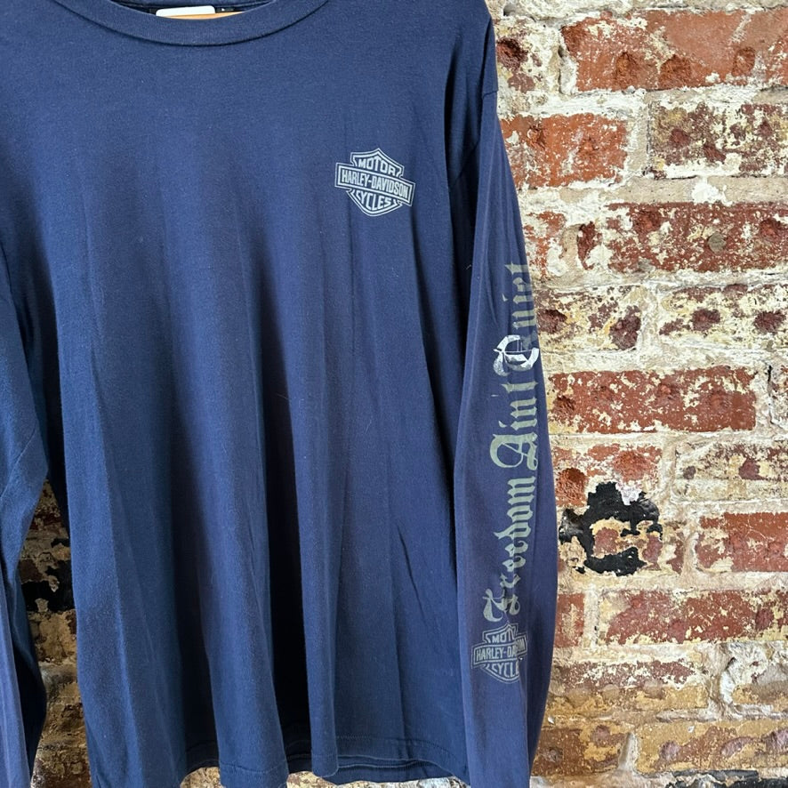 Harley Davidson T Shirt Mens Large Long Sleeve