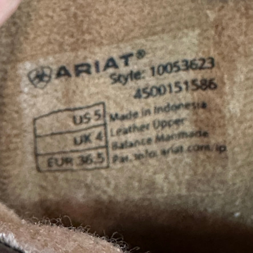 Ariat Brown Western Boots Woman's 5