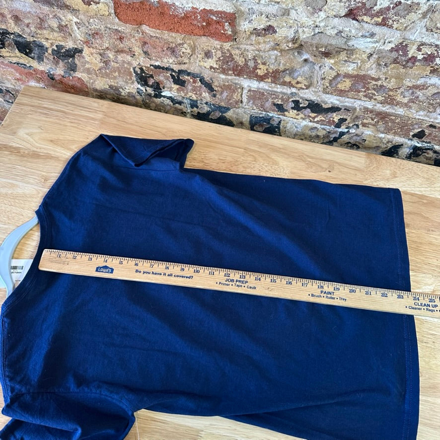 Columbia Fleece Boys XL Short Sleeve T-shirt Navy Blue Always Outside