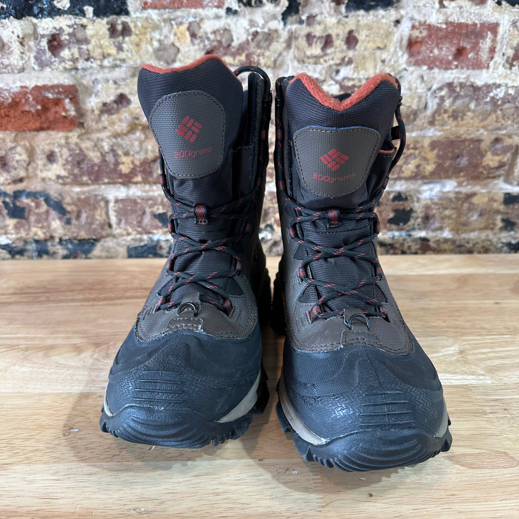 Columbia Bugaboot II Boots Mens Size 8 - Black, Brown Hiking Waterproof