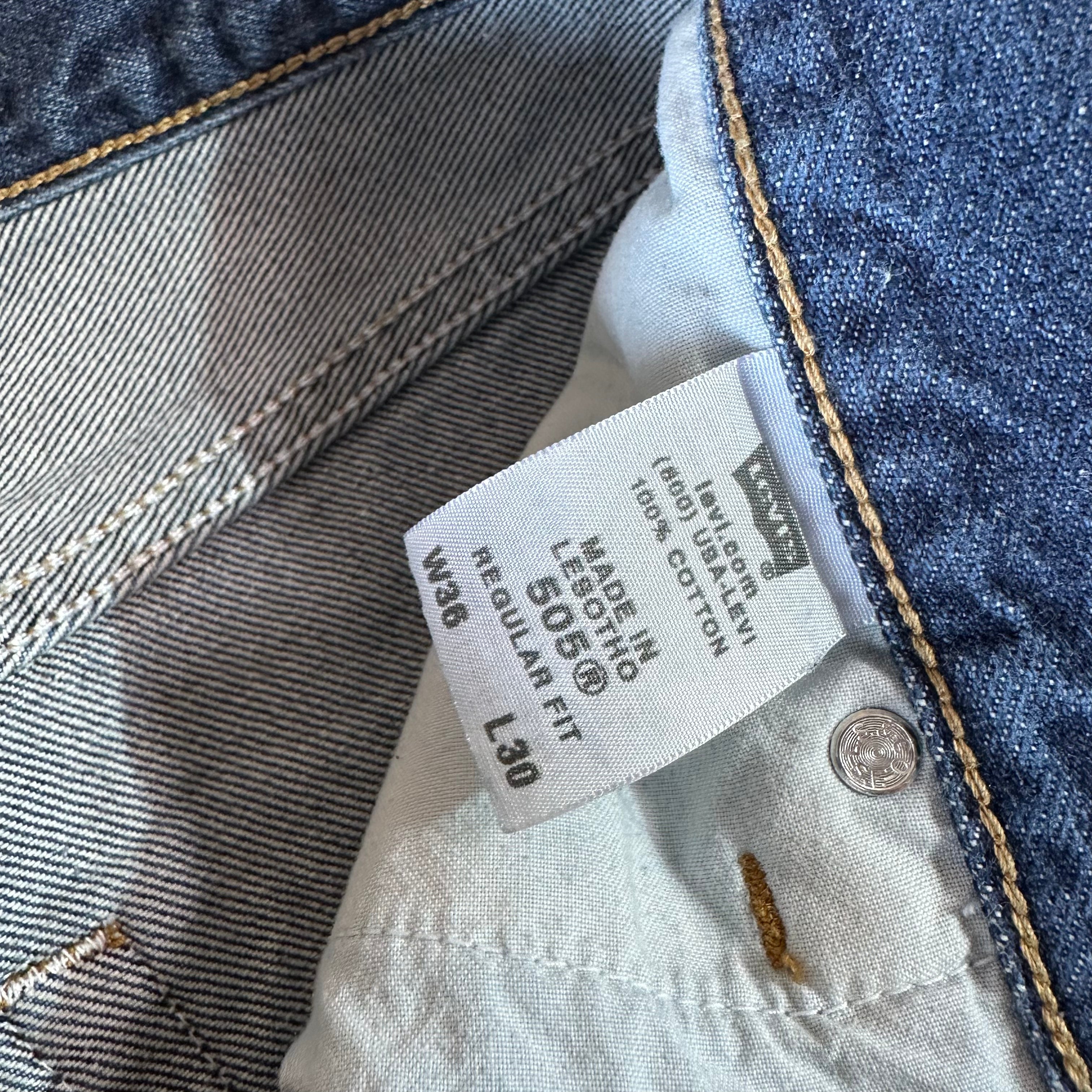 Levi's 505 Mens 36x30 Blue Jeans