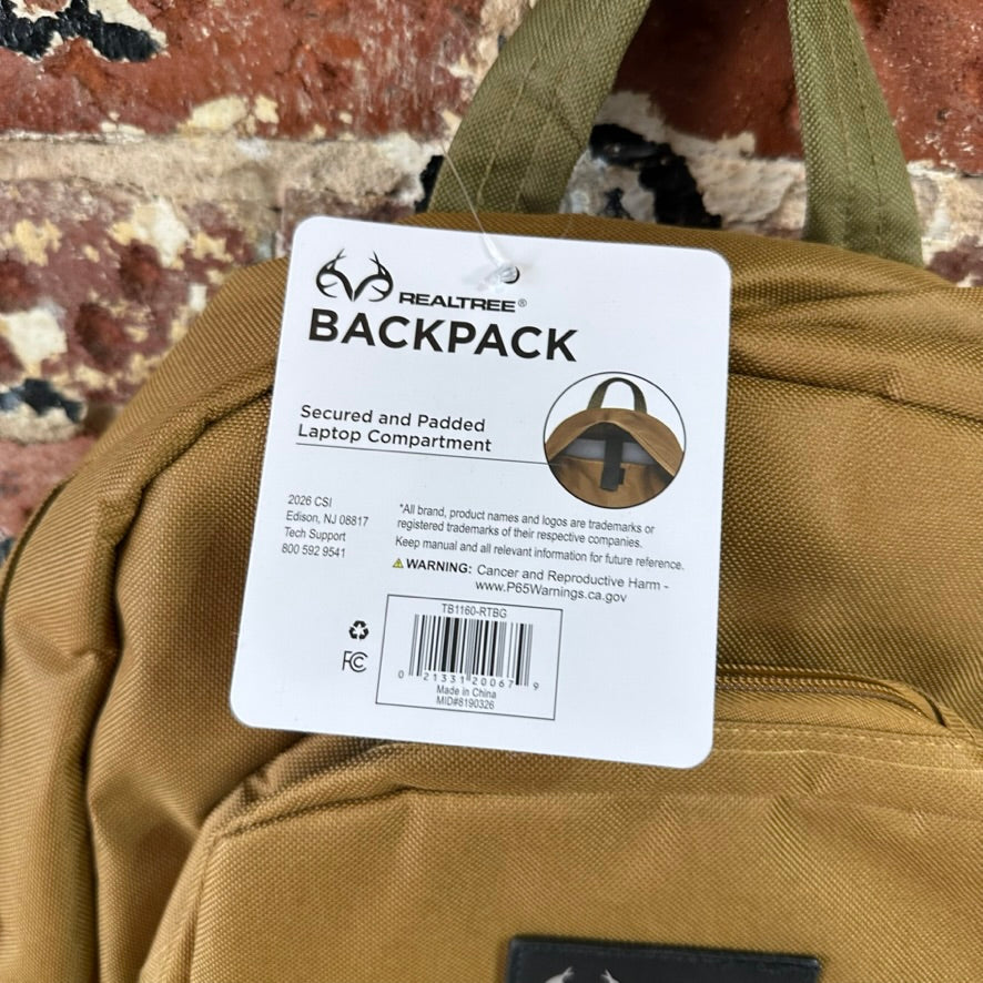 Realtree Brown Backpack