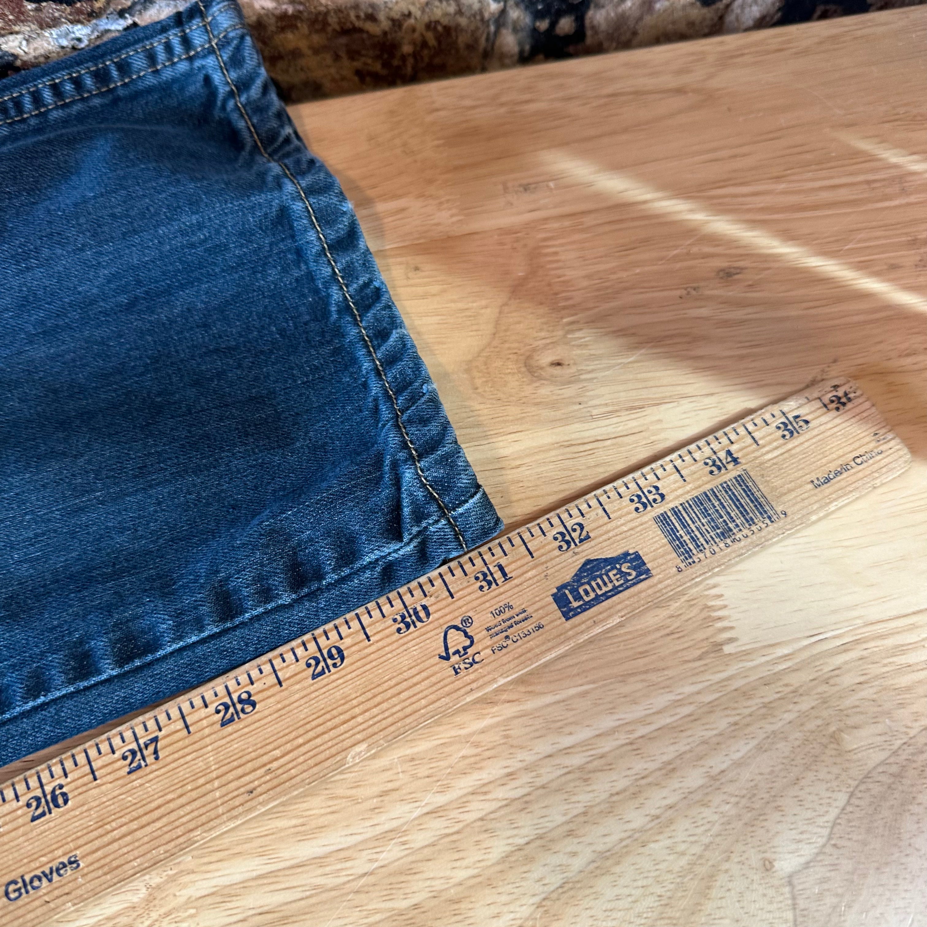 Wrangler Retro Mens 34x30 Blue Jeans