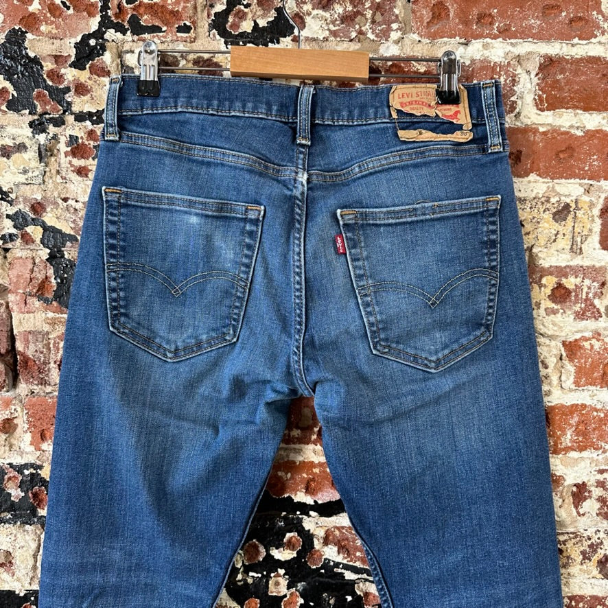 Levi's Tapered Leg Blue Jeans Mens Size 34x34 Levis