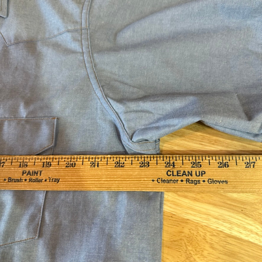 VTG Carhartt Mens Large Western S/S Shirt