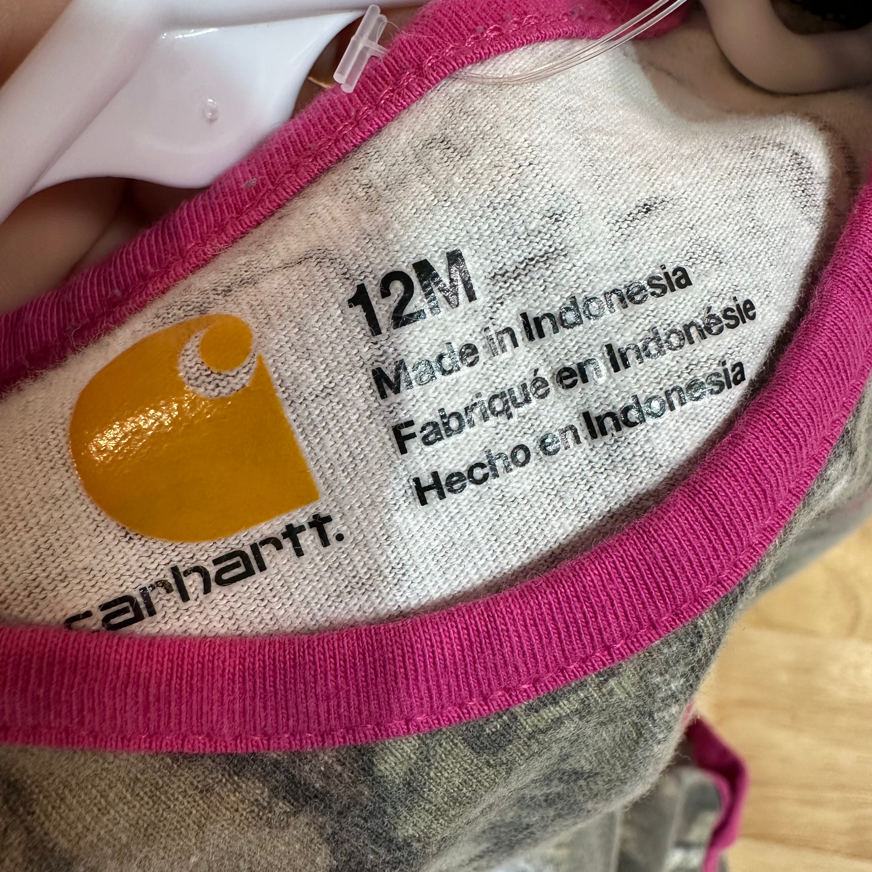 Carhartt Girls 12M Camo onsie