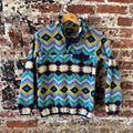 Patagonia Synchilla Womens Snap-T Aztec Fleece Jacket Pullover Size XXS