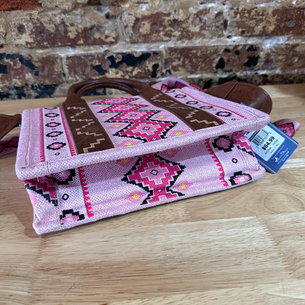 Wrangler Western Pink Aztec Handbag NEW