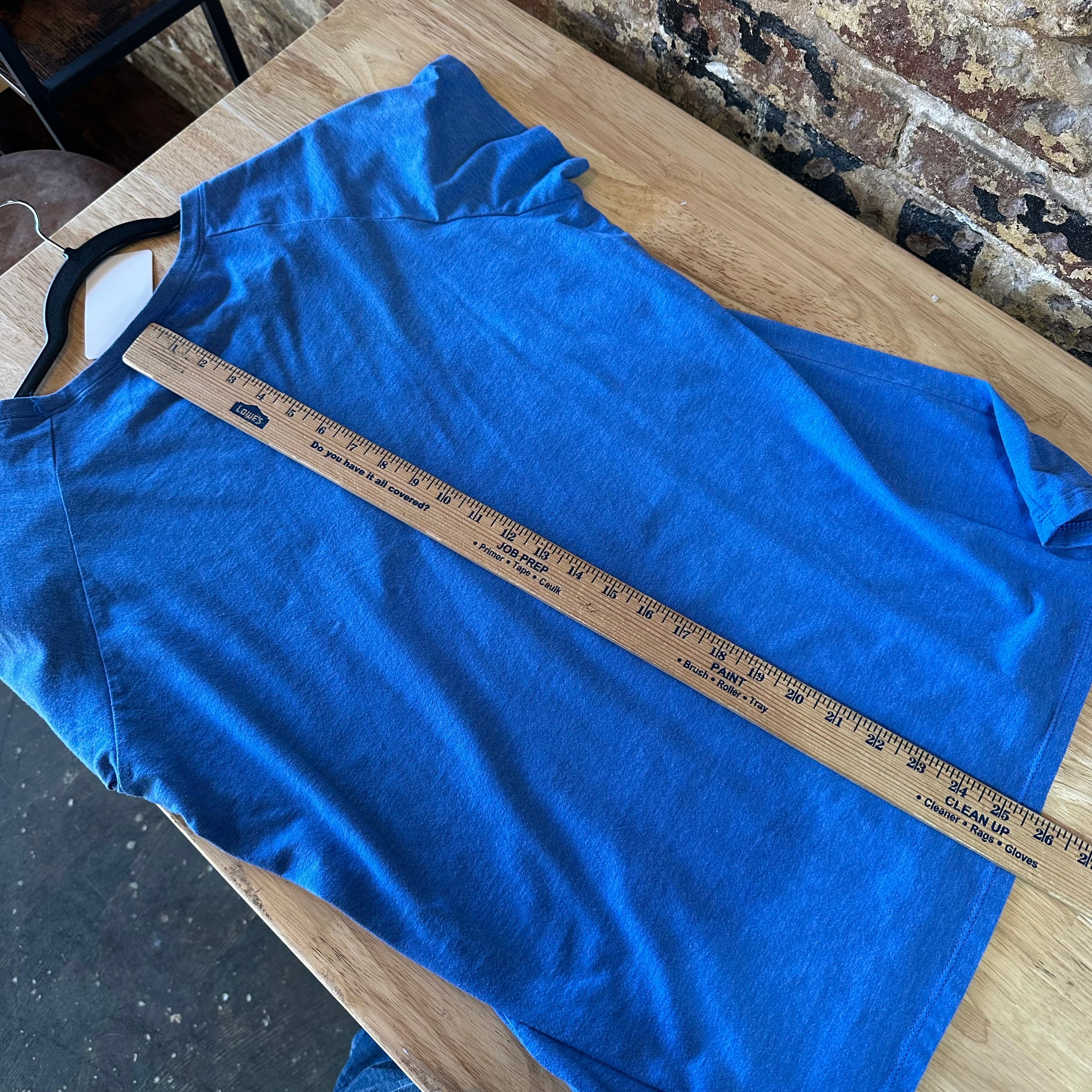 The North Face Top T-shirt Women's XL Slim Fit Short Sleeve Blue